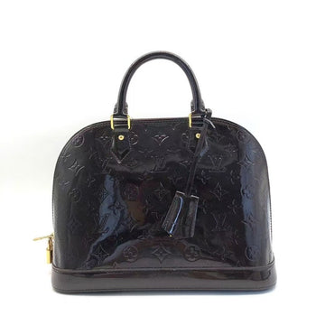 Louis Vuitton Alma  Leather Bag Black