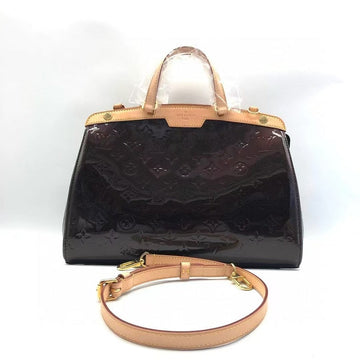 Louis Vuitton Brea  Leather Black Handbag