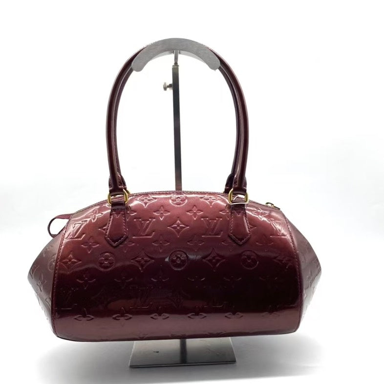 Louis Vuitton  Leather Shoulder Bag Brown Medium