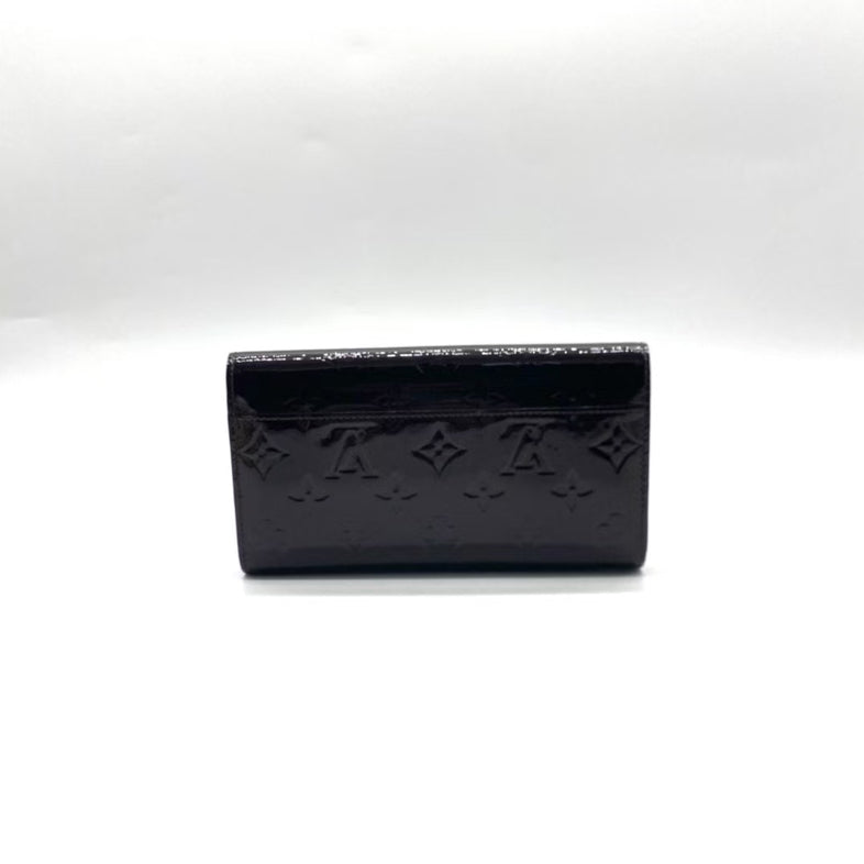 Louis Vuitton  Leather Wallet Black Medium