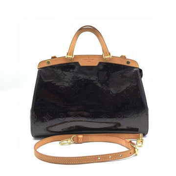 Louis Vuitton Brea Black  Leather Two Way Bag Medium