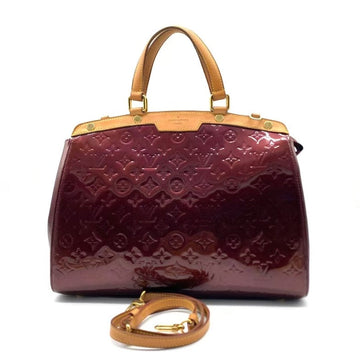 Louis Vuitton Brea Bag Burgundy  Leather