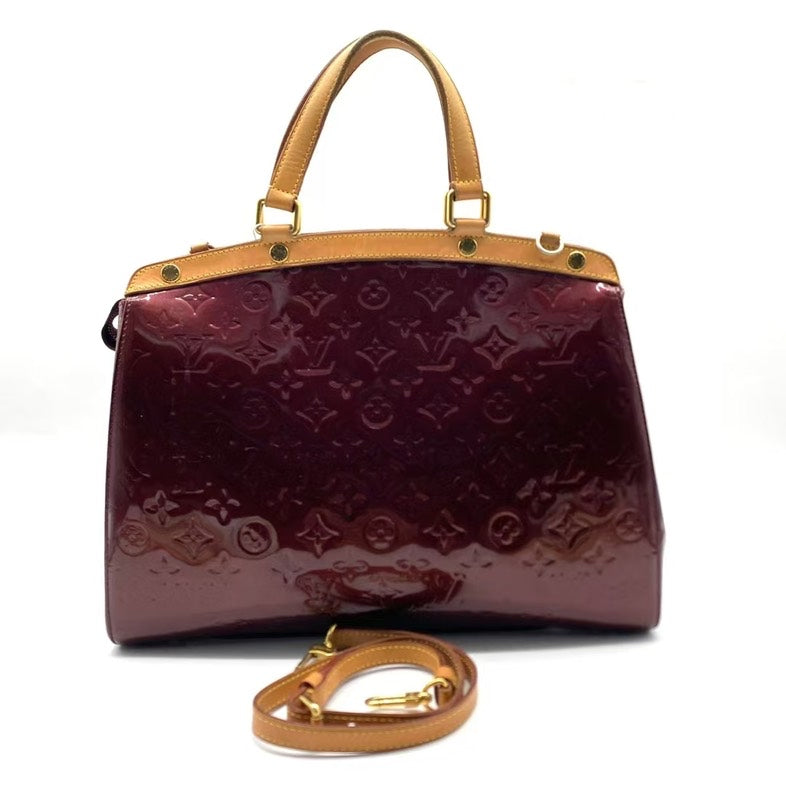 Louis Vuitton Brea Bag Burgundy  Leather