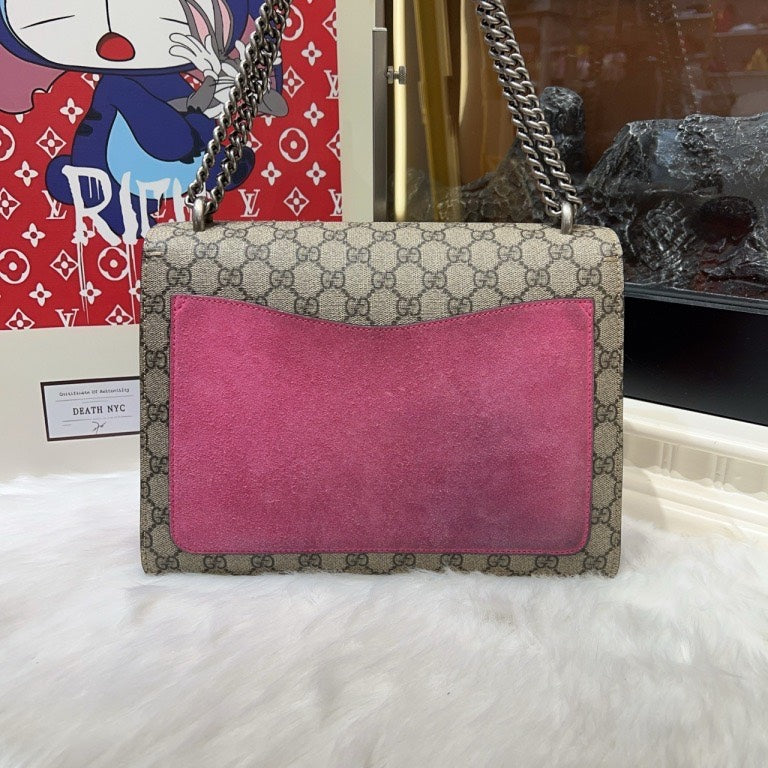 Gucci Dionysus Beige Multicolor GG Supreme Bag Medium