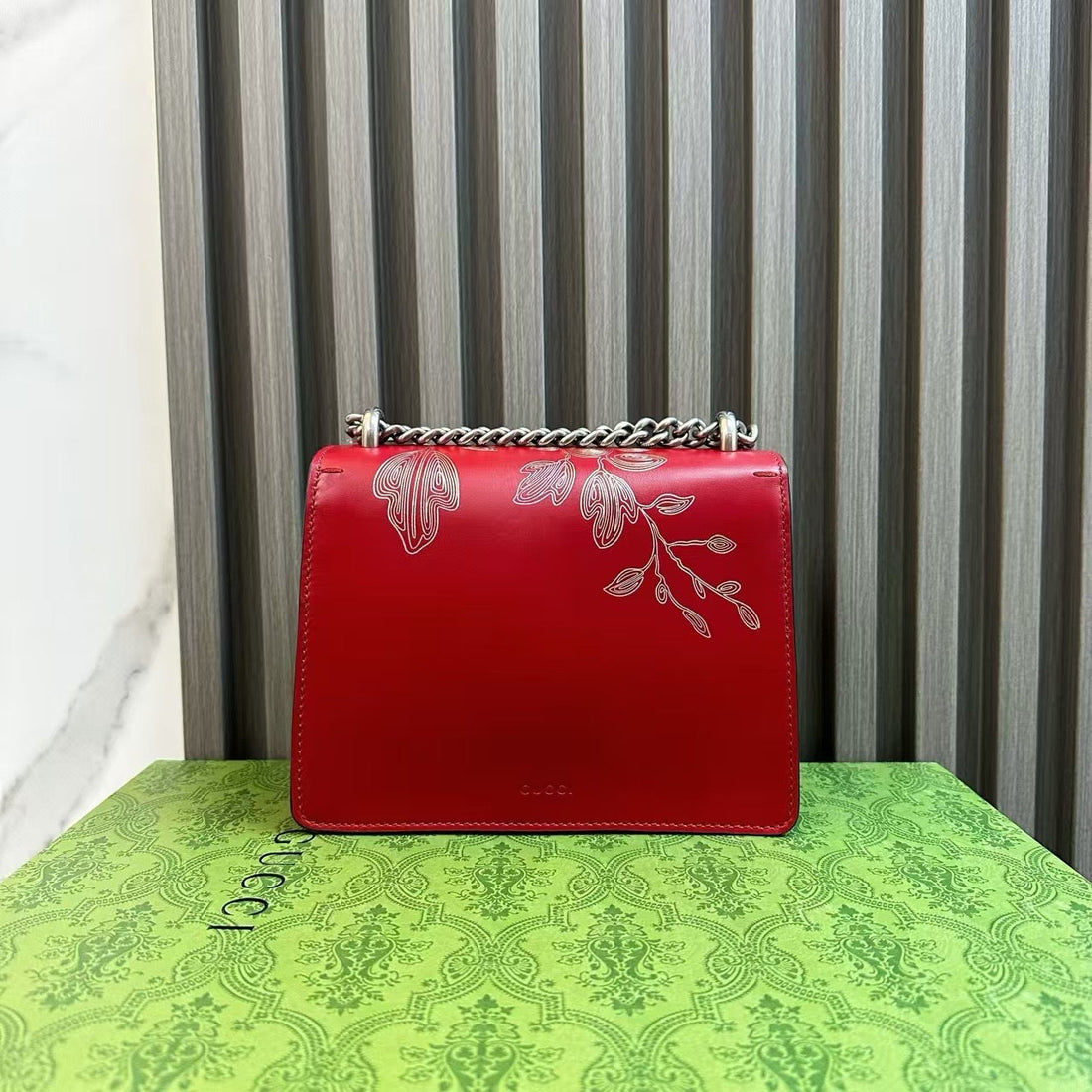 Gucci Dionysus Red Floral Shoulder Bag