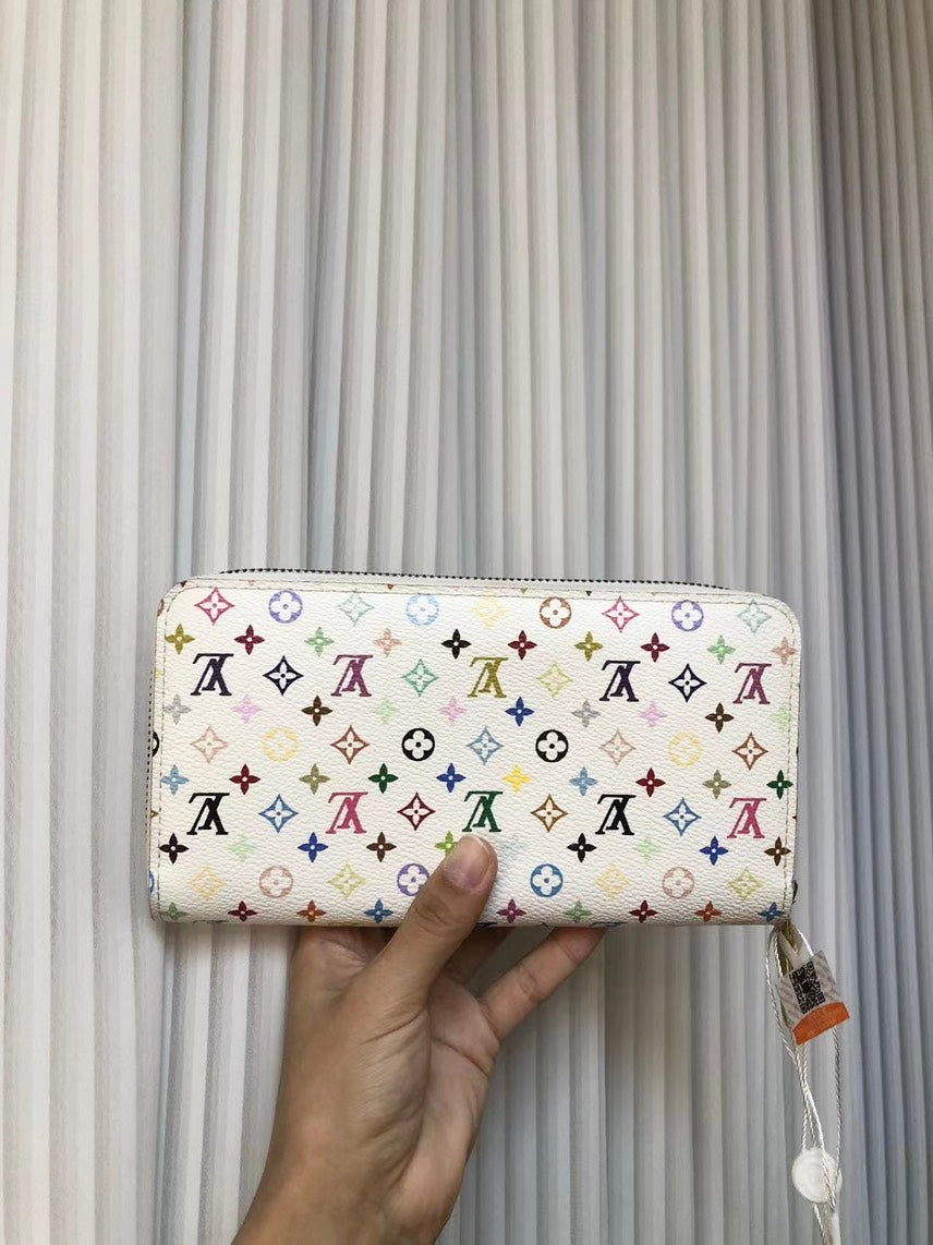 Louis Vuitton Multicolore White Wallet