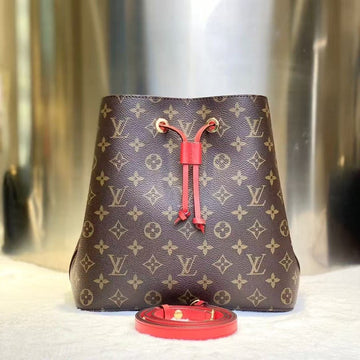 Louis Vuitton Noé Red Bucket Bag