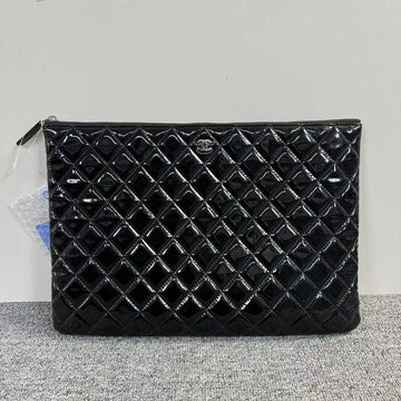 Top Quality Chanel Quilted  Black Clutch
