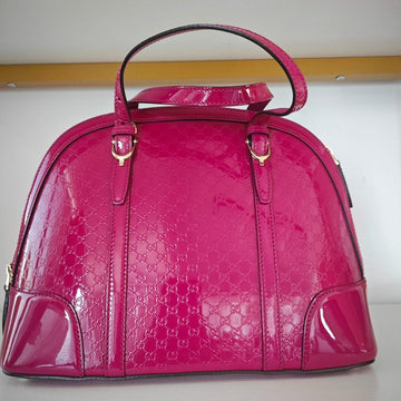 Gucci Sukey Pink  Leather Satchel Bag