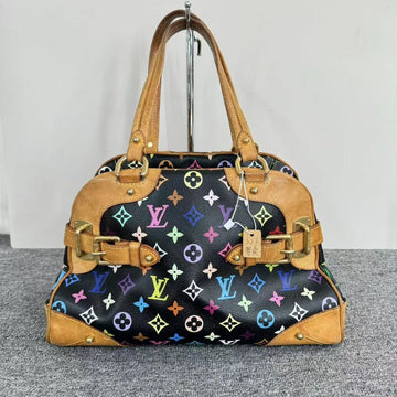 Louis Vuitton Multicolor Black Monogram Frame Bag