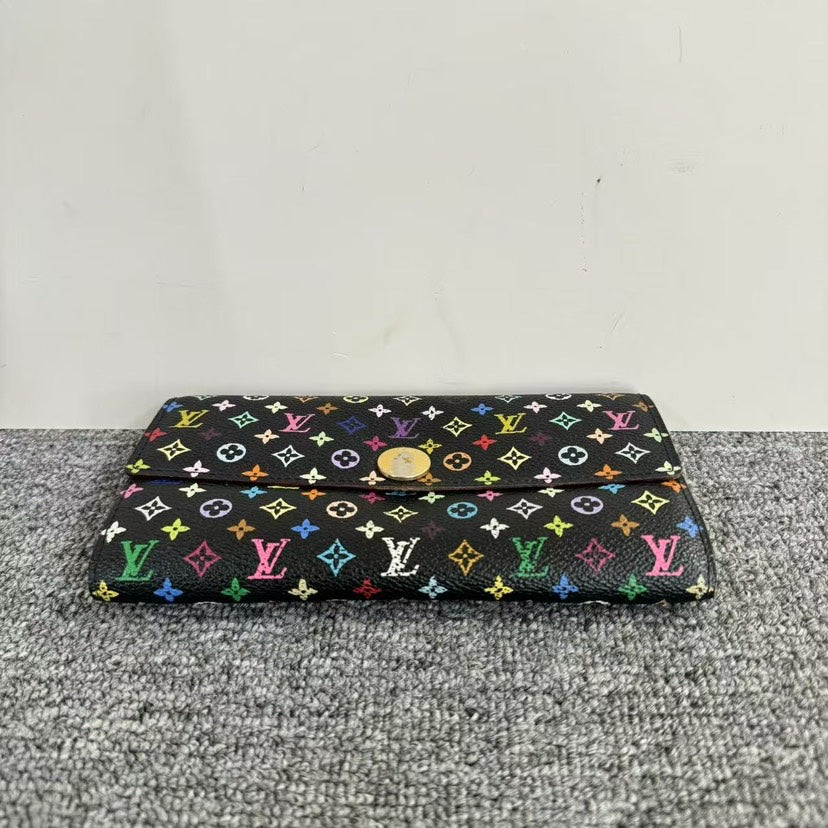 Louis Vuitton Multicolor Black Wallet