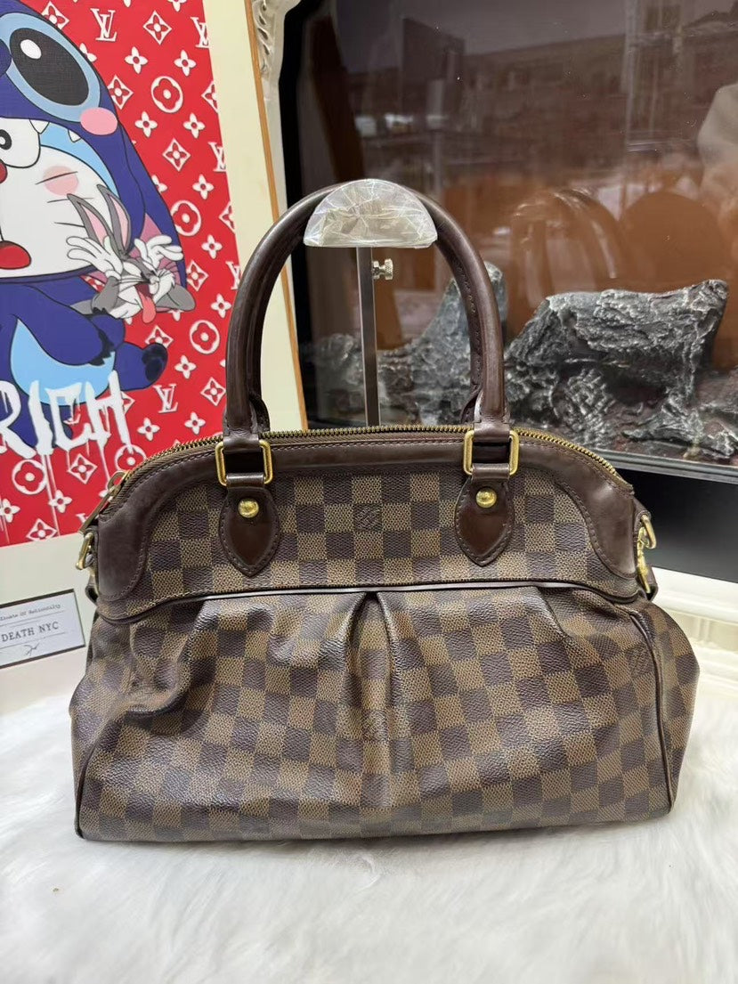 Louis Vuitton Trevi PM Brown Damier Ebene Handbag