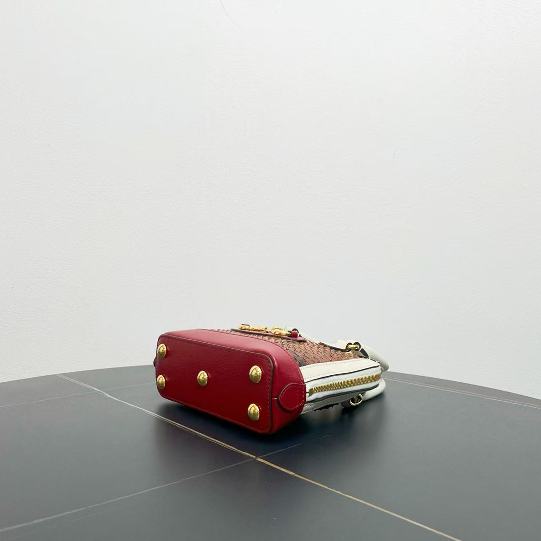 Gucci 1955 Handle Bag Multicolor Python