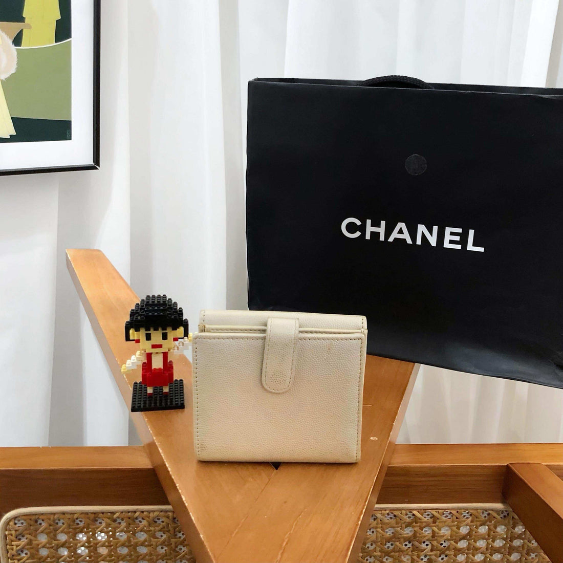 Top Quality Chanel Beige Wallet -  Classic Style
