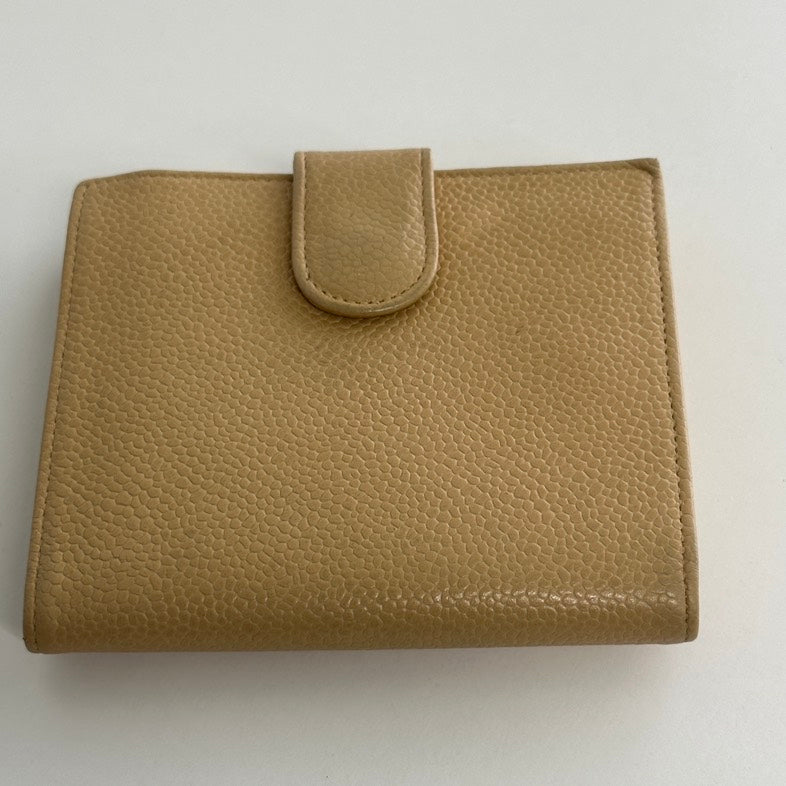 Top Quality Chanel Wallet 3802 in Beige Leather