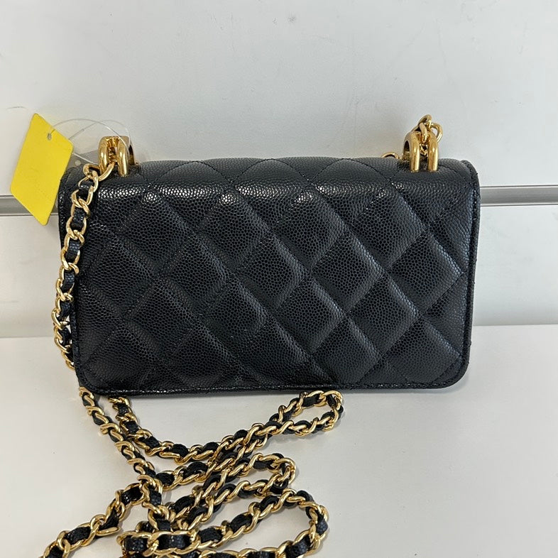 Top Quality Chanel Classic Black Chain Shoulder Bag 3588