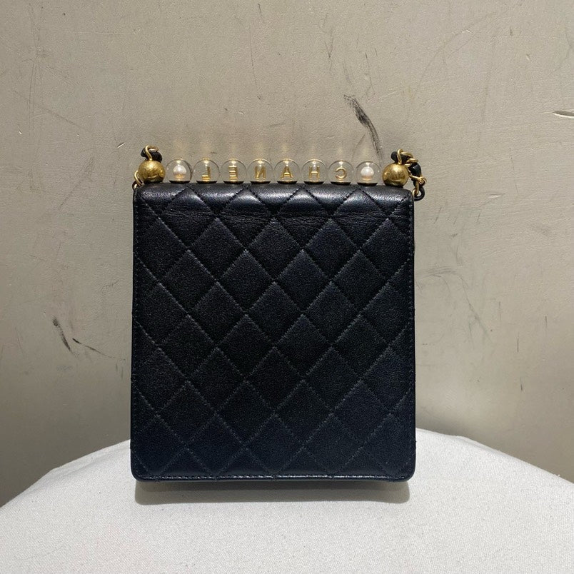 Top Quality Chanel Limited Edition Black Gold Crossbody Bag