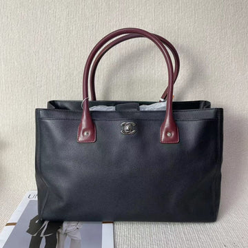 Top Quality Chanel  Top Quality Chanel Tote Caviar Black Tote Bag