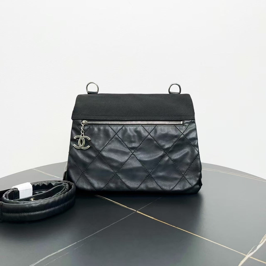 Chanel Black Quilted Leather Shoulder Bag