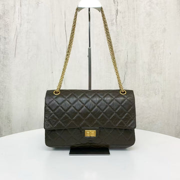 Top Quality Chanel 2.55 Quilted Leather Shoulder Bag in Black - 2017-2018