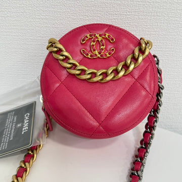 Top Quality Chanel 19 Calfskin Pink 2way Chain Bag -  Top Quality Chanel Crossbody Shoulder Bag