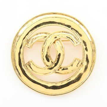 CHANEL Coco Mark Brooch Gold 94P Pre-loved Brooch