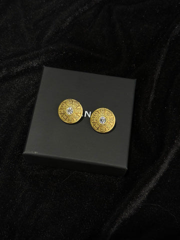 Preloved Chanel  Gold Earrings