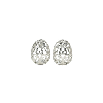 YVES SAINT LAURENT Statement Silver Earrings
