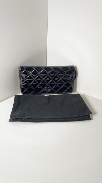 Chanel Classic Black Patent Wallet -  Designer Accessory