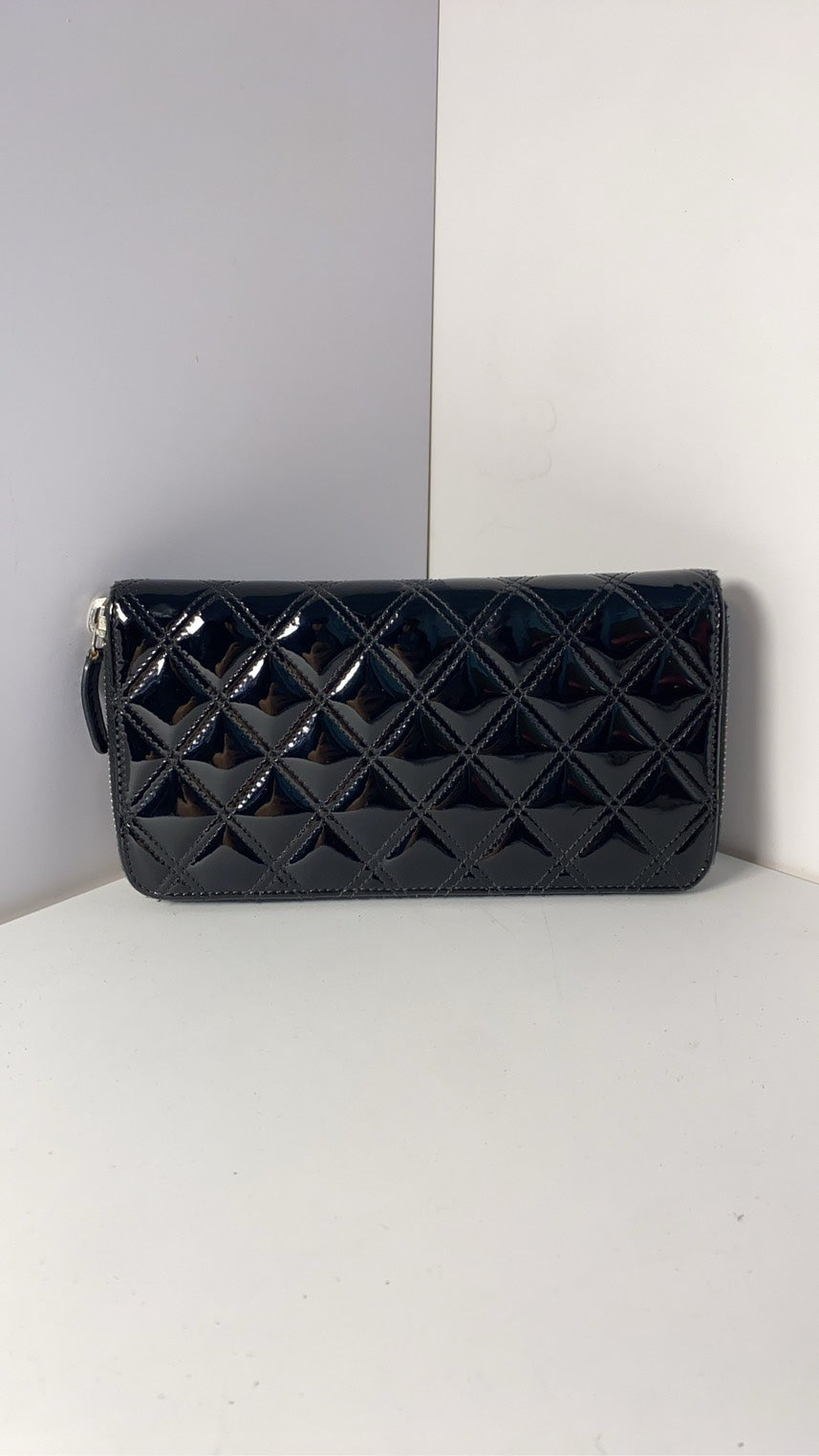 Chanel Classic Black Patent Wallet -  Designer Accessory