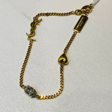 YSL Preloved Chain Bracelet Gold with No Stone