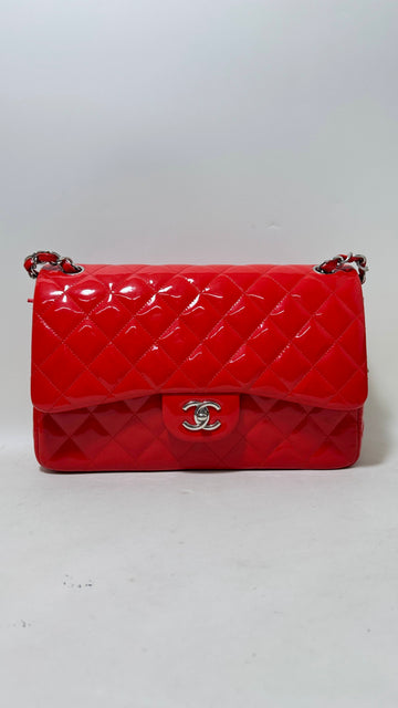 Preloved Chanel Flap  Leather Bag in Red - Shoulder Bag