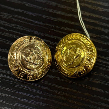 Chanel  Gold Statement Ear Clips Earrings