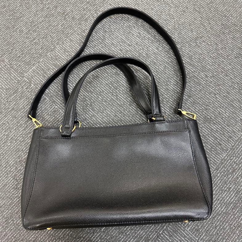Pre-loved Chanel Double C Black 2way Shoulder Bag
