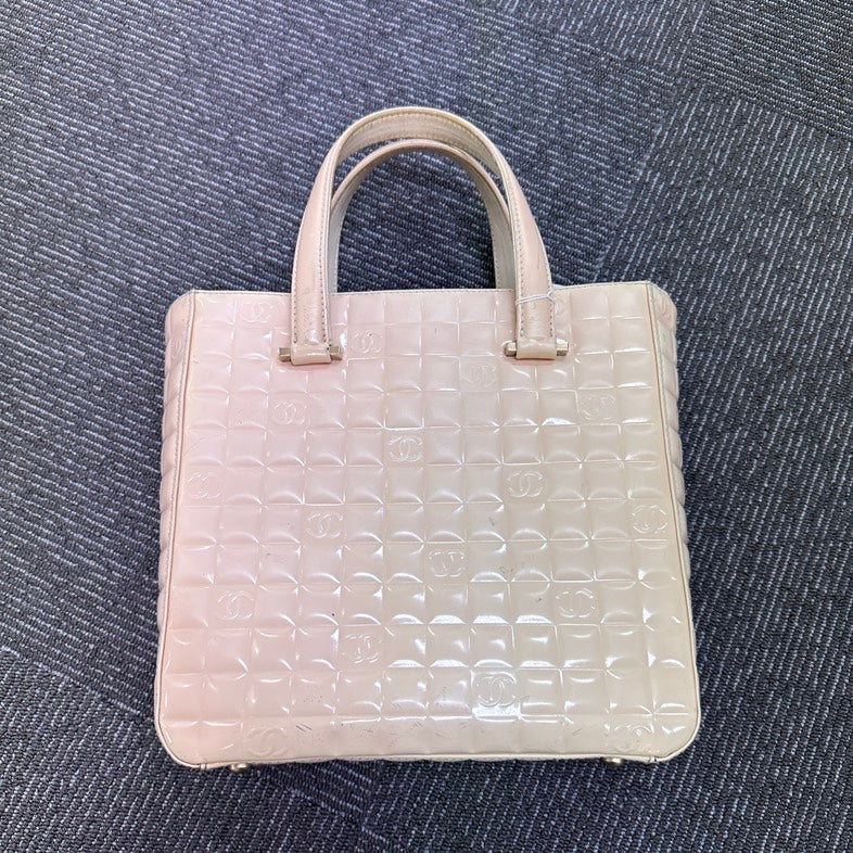 Pre-loved Chanel Coco Tote in Beige  Leather
