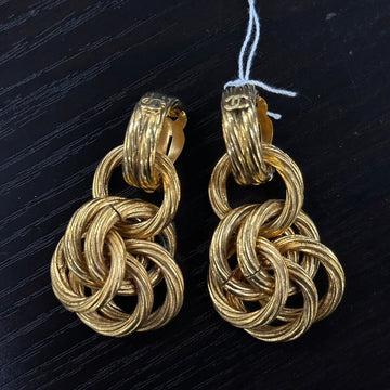 Chanel Pre-loved Statement Gold Earrings