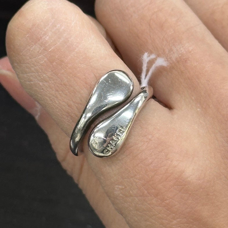 Chanel SV925 Silver Ring US6