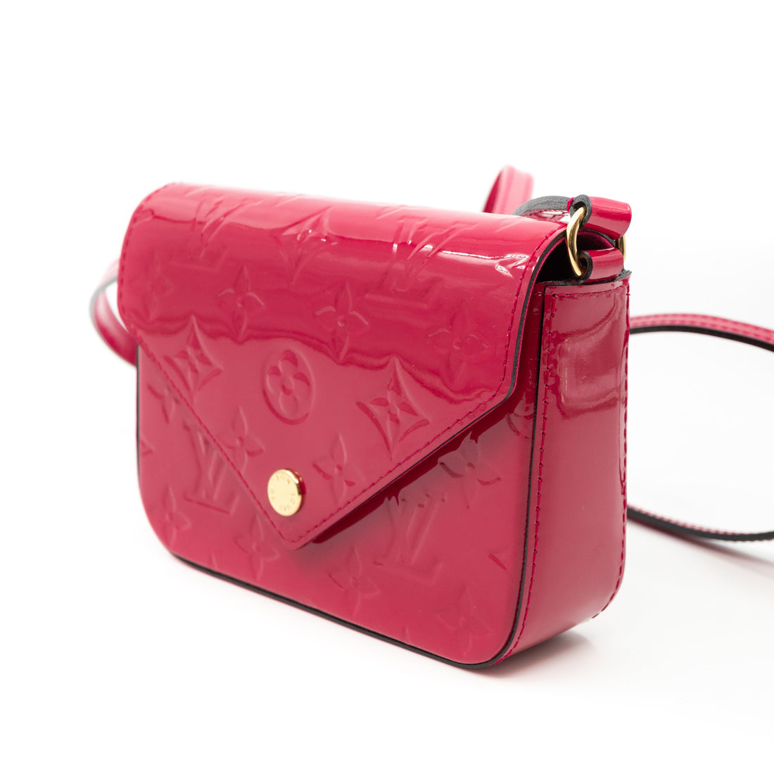 Louis-vuitton Mini Sac Lucie Crossbody Vernis Rose Indien