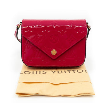 Louis-vuitton Mini Sac Lucie Crossbody Vernis Rose Indien