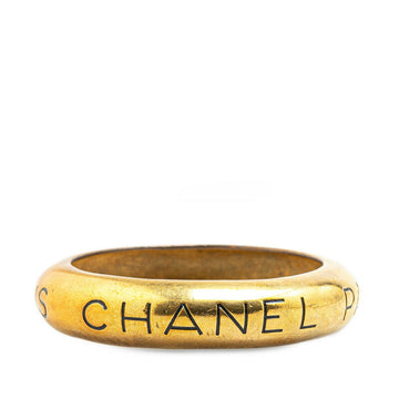Chanel  Logo Gold Bangle