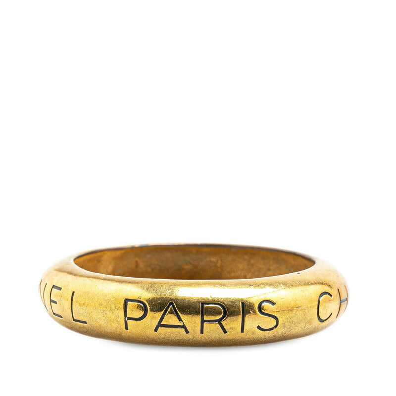 Chanel  Logo Gold Bangle