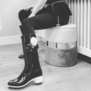 Chanel Rubber Rain Boots