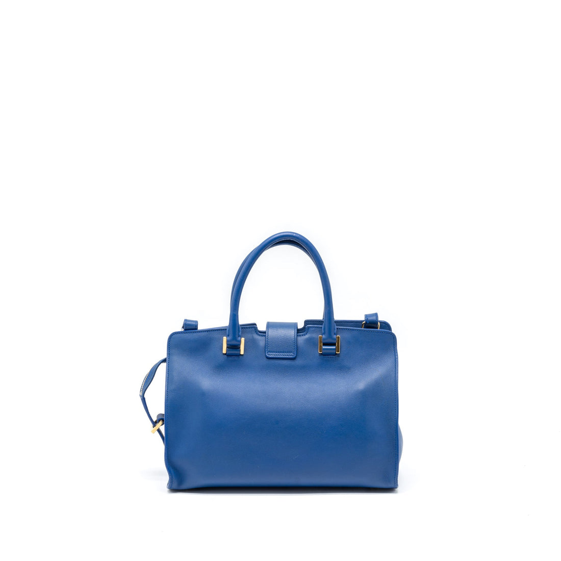Saint Laurent Cabas Tote Bag CalBNkin Blue GHW
