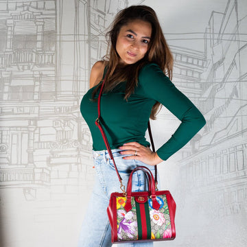 Ophidia GG Flora Tote Bag