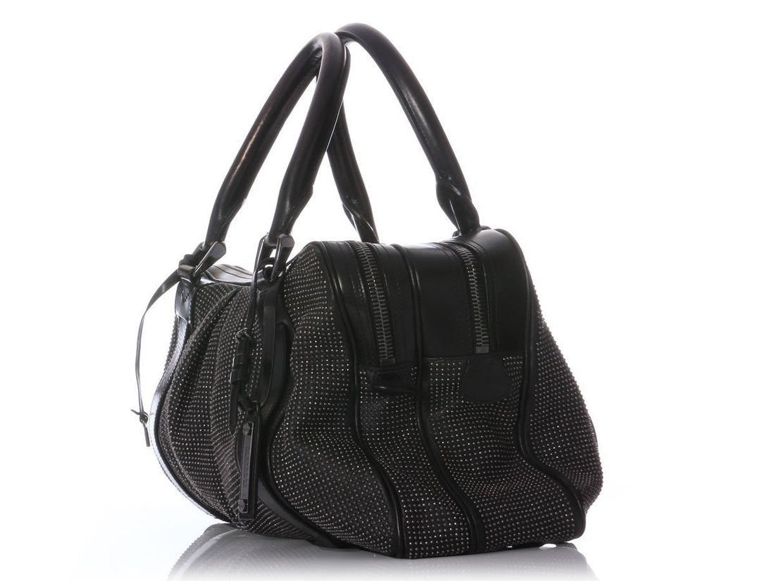 Burbe**y Small Studded Black Knight Bag