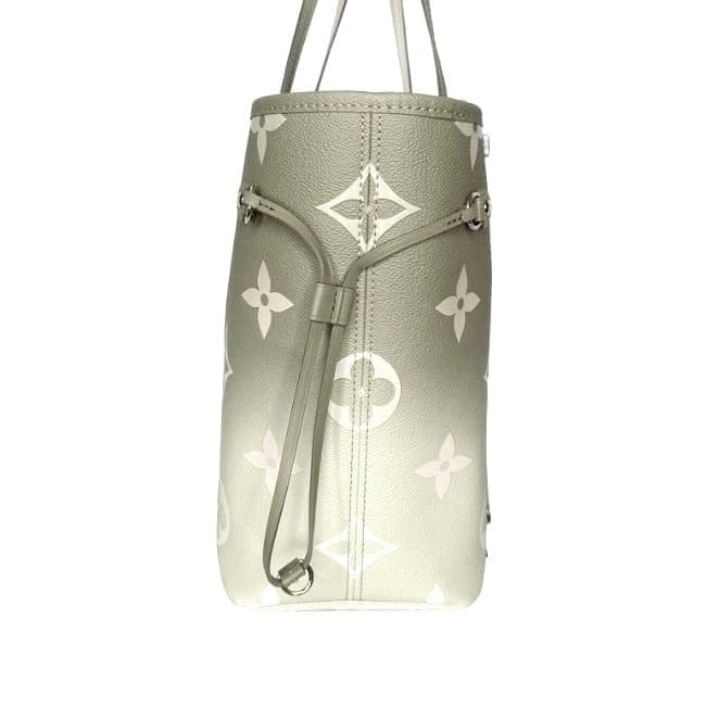 Louis Vuitton Giant Monogram Neverfull Khaki MM Tote & Pochette