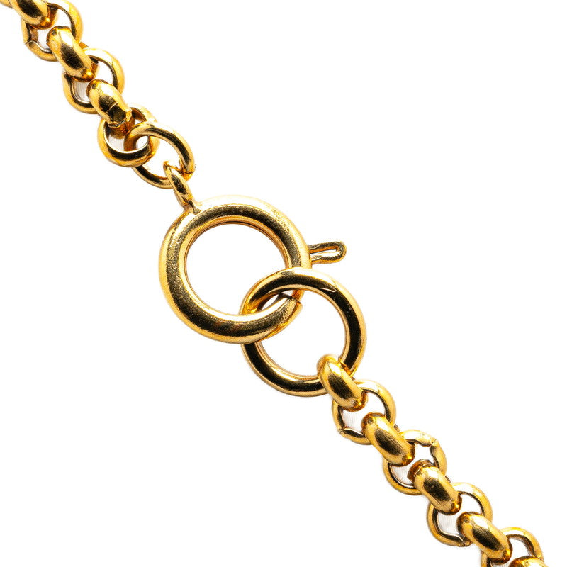 Chanel  Heart Motif Necklace Gold