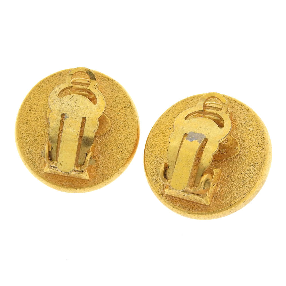 Chanel  Coco Mark Earrings with Mabe Fake Pearl 93A
