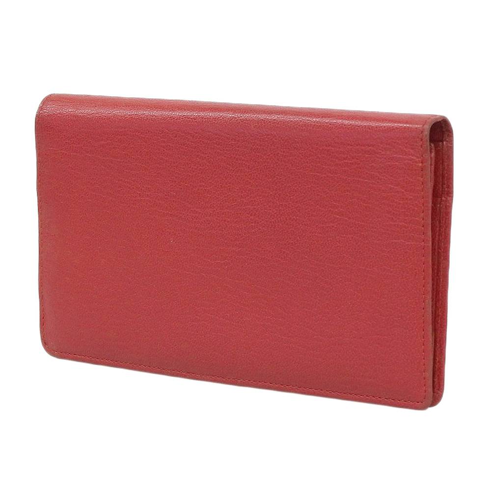 Chanel Leather Bifold Long Wallet A11866