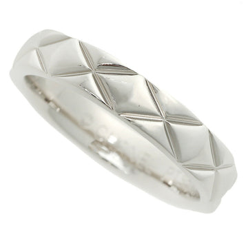 Chanel Pt950 Matelasse Ring Platinum #46